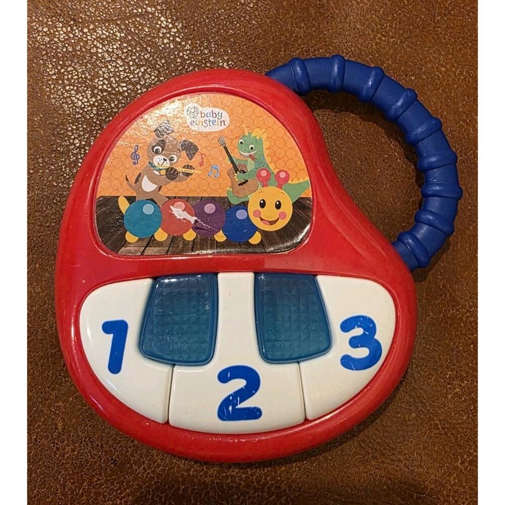 5 In X 4.75 In Baby Einstein 1 2 3 Musical Language Piano Baby Toy Flaws Works